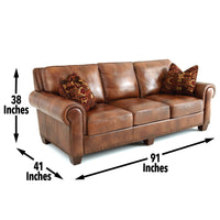 Silverado - Sofa - Dark Brown