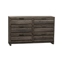 Tanners Creek - 6 Drawer Dresser - Dark Gray