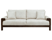 Raramuri - Sofa - White / Dark Brown