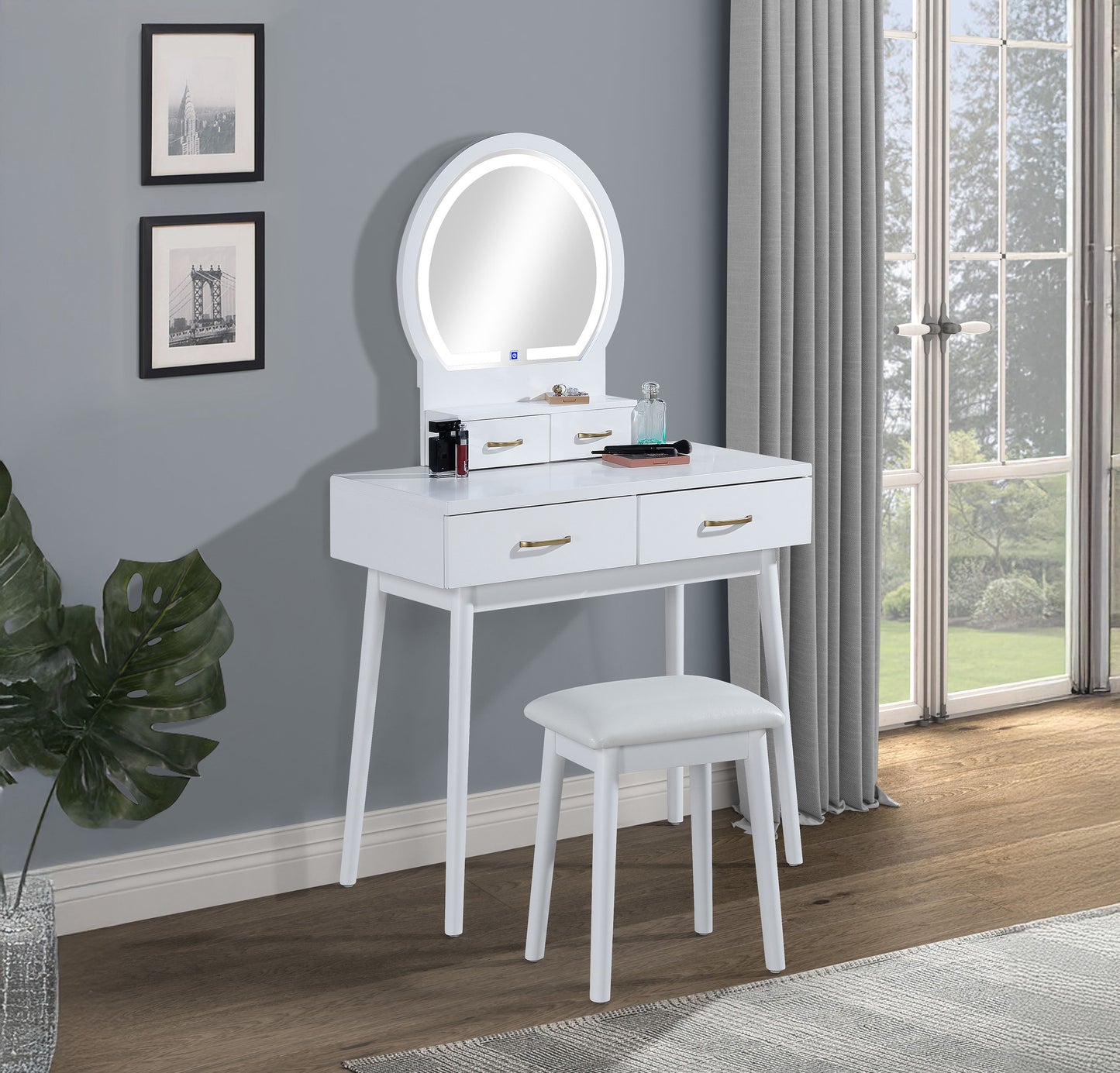 Cecilia - Vanity Table & Stool