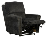 Warner - Power Headrest With Lumbar Power Lay Flat Recliner