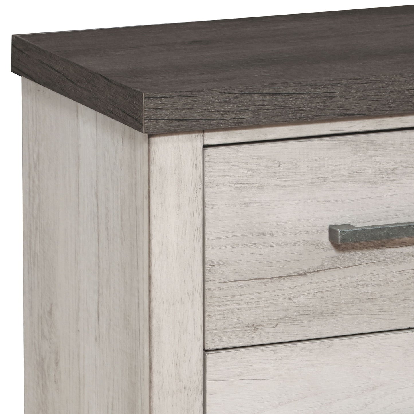 Riverwood - Nightstand With Usb Port - Gray