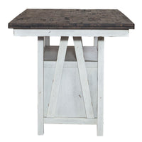 Farmhouse - Gathering Table - Two Tone White / Wood Tone