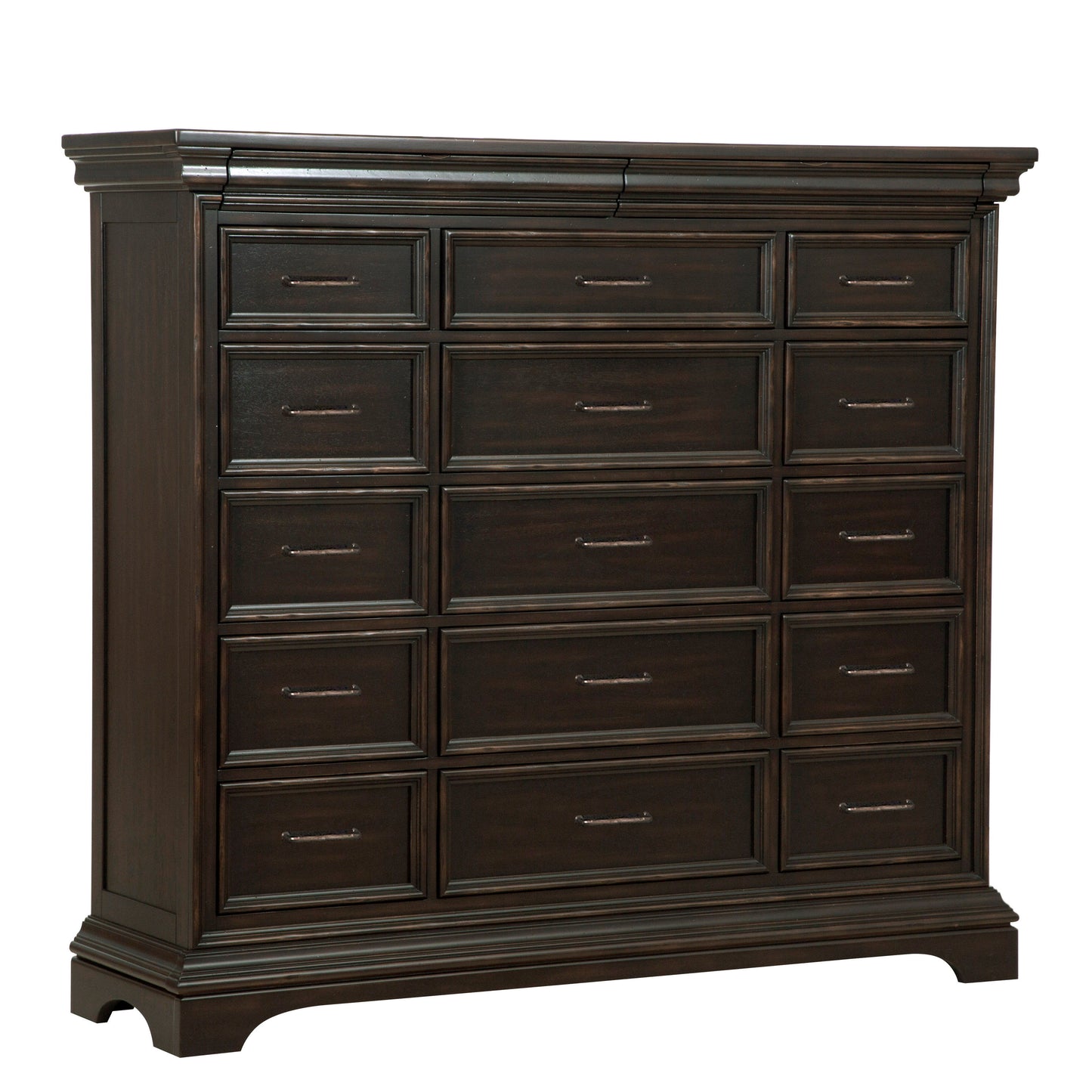 Caldwell - 17 Drawer Master Chest - Brown