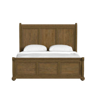 Heritage & Home - King Sleigh Bed - Oak Brown