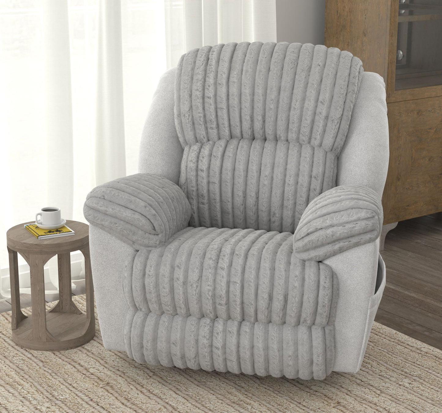 Shaggy - Power Lay Flat Recliner With Zero Gravity