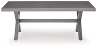 Half Moon Beach - Rectangular Cocktail Table - Gray