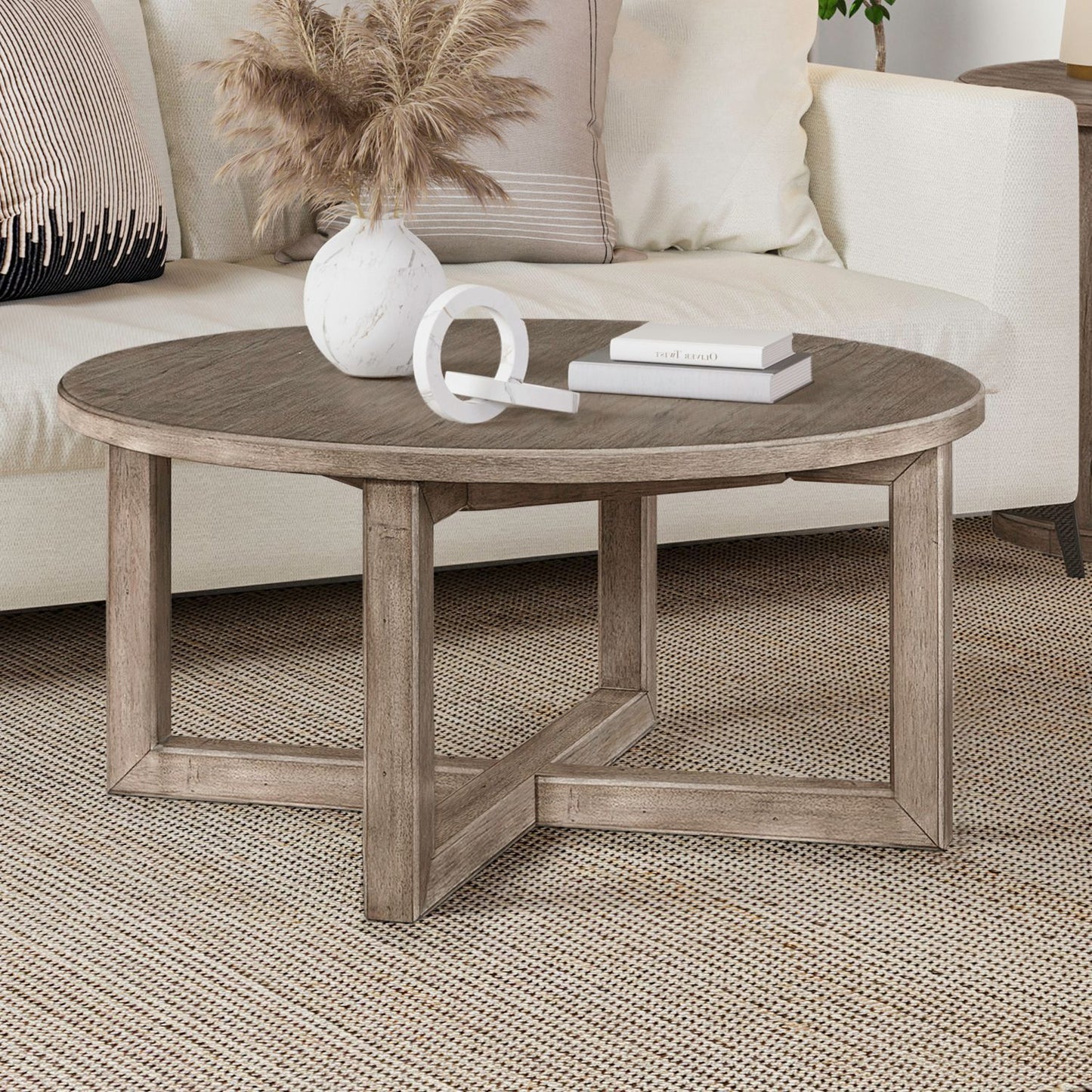 Proximity Place - Rectangular Cocktail Table - Light Brown