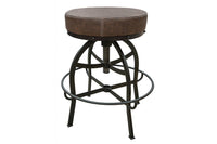 Barstools - Adjustable Swivel Stool - Brown