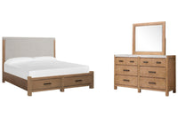 Plum Creek - Upholstered Panel Storage Bedroom Set