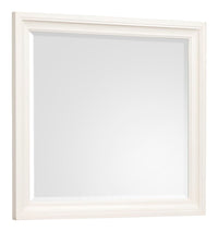 Kingston - Landscape Mirror - Whisper White And Cerused Nutmeg