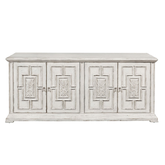 Pulaski Accents - 4 Door Entertainment Credenza - White