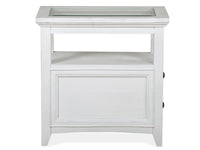 Heron Cove - Chairside End Table - Chalk White
