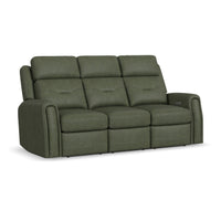 Felix - Power Reclining Sofa With Power Headrest, Lumbar, Heat & Massage
