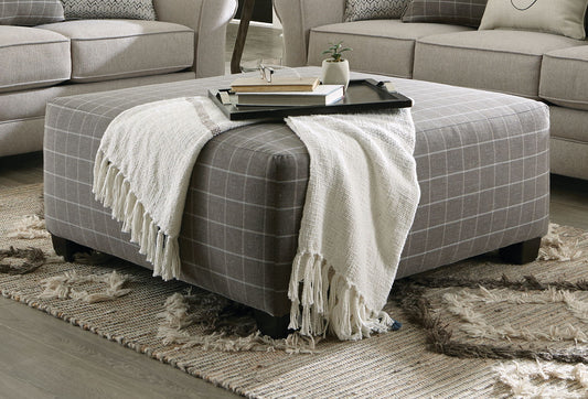 Lewiston - Cocktail Ottoman - Charcoal