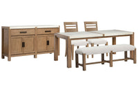 Plum Creek - 5 Piece Rectangular Dining Table Set