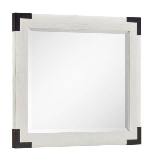 Harper Springs - Landscape Mirror - Silo White