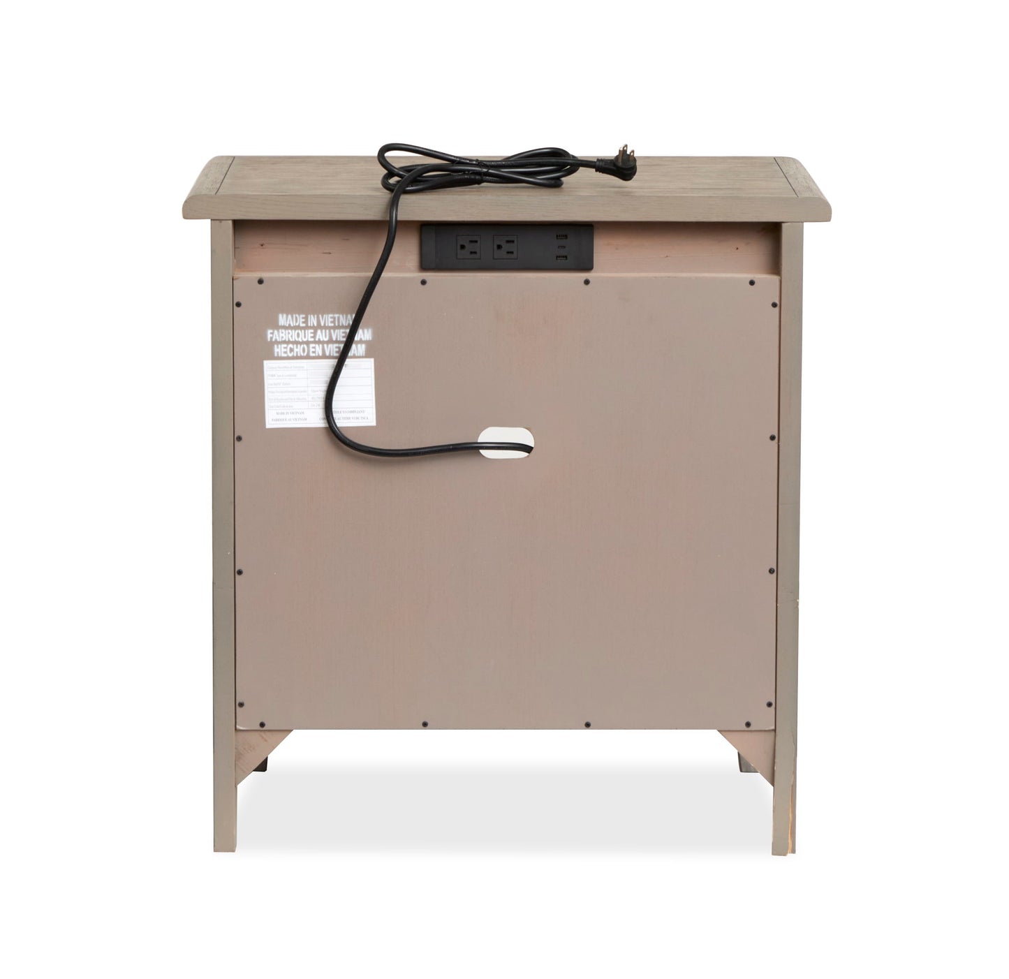 Claremont - Open Nightstand - Smokey Taupe