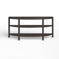 Hadleigh - Demilune Sofa Table - Coffee Bean