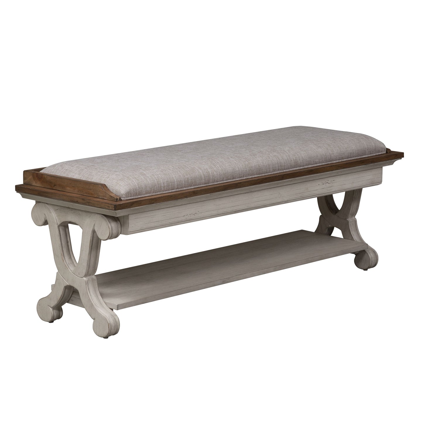 Farmhouse Reimagined - Bed Bench - White