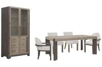 Anderson Park - Leg Dining Table Set With Klismos Chairs