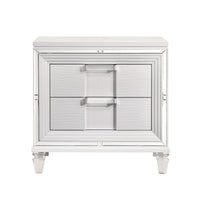 Twenty Nine - Nightstand With USB - White