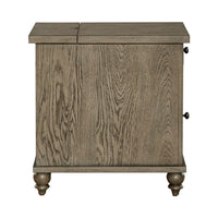 Americana Farmhouse - Chair Side Table - Dusty Taupe