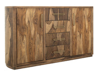 Balam - 4 Drawer & 2 Door Buffet - Light Brown