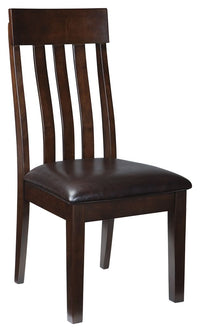 Haddigan - Dark Brown - Dining UPH Side Chair (Set of 2)