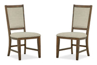 Bay Creek - Step Up Side Chair With Upholstered Seat & Back (Set of 2) - Toasted Nutmeg