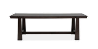 Tauren - Trestle Dining Table - Coffee Bean