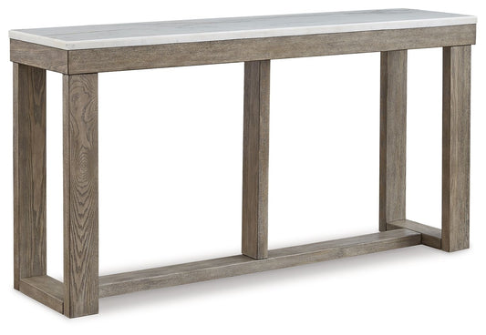 Loyaska - Brown / Ivory - Sofa Table