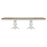 Magnolia Manor - Double Pedestal Table - Antique White