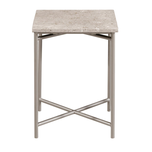 Small Stone Top Nesting table - Beige