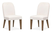 Westbourne - Upholstered Host Chair (Set of 2) - Dark Umber