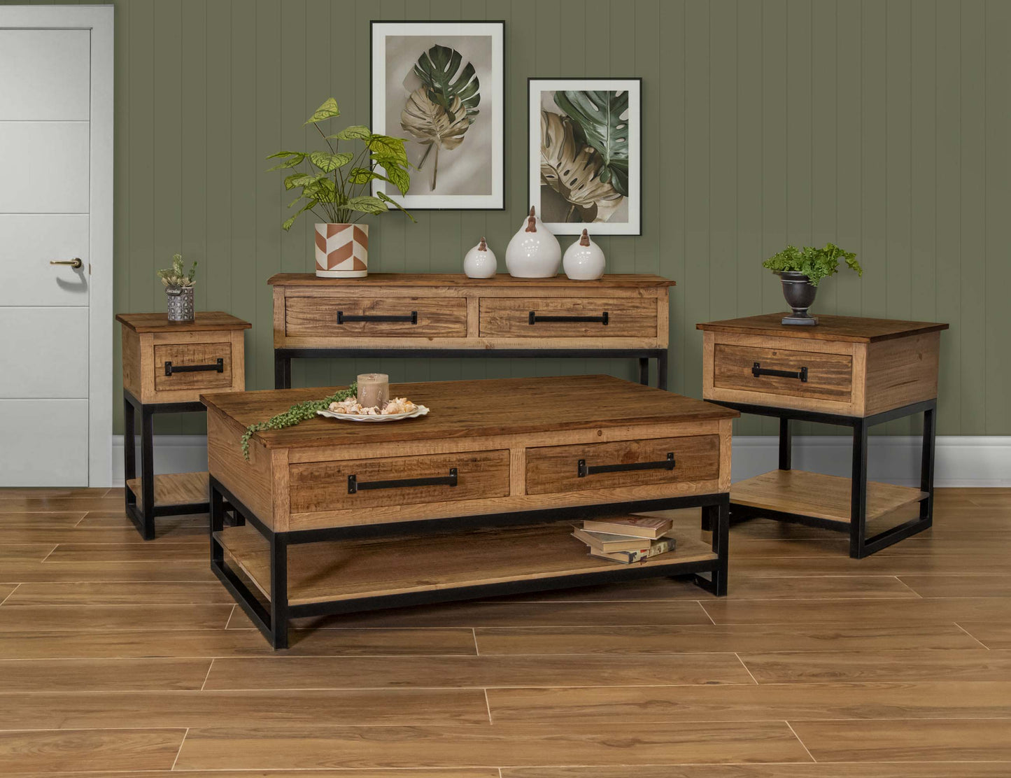 Olivo - Sofa Table - Natural Brown