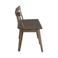 Midland Falls - Spindle Back Bench (RTA) - Dark Brown
