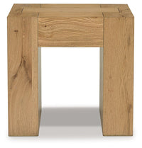 Bracken - Light Brown - Square End Table