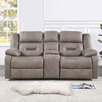 Abilene - Console Manual Loveseat - Tan