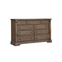 Lawson's Creek - 9-Drawer Dresser - Dark Brown