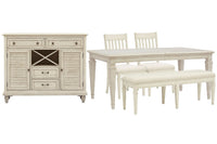 Newport - 5 Piece Extendable Rectangular Dining Table Set