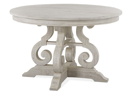 Bronwyn - 48" Round Dining Table - Alabaster