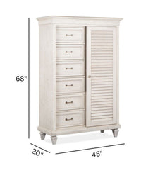 Newport - Gentleman's Chest - Alabaster