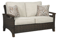 Paradise - Medium Brown - Loveseat w/Cushion