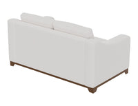 Natural Parota - Loveseat - Mink Withe