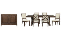 Jubilee - Extendable Trestle Dining Table Set
