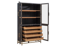 Lindon - Two Tone Dining Cabinet - Dark Brown