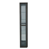 Pulaski Accents - Side Entry Curio Cabinet - Dark Wood