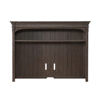 Paradise Valley - Entertainment Hutch - Saddle Brown