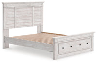 Makidern - Panel Storage Bed